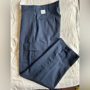 NWT Red Kap Men's Navy Industrial Cargo Work Pants - 38x32